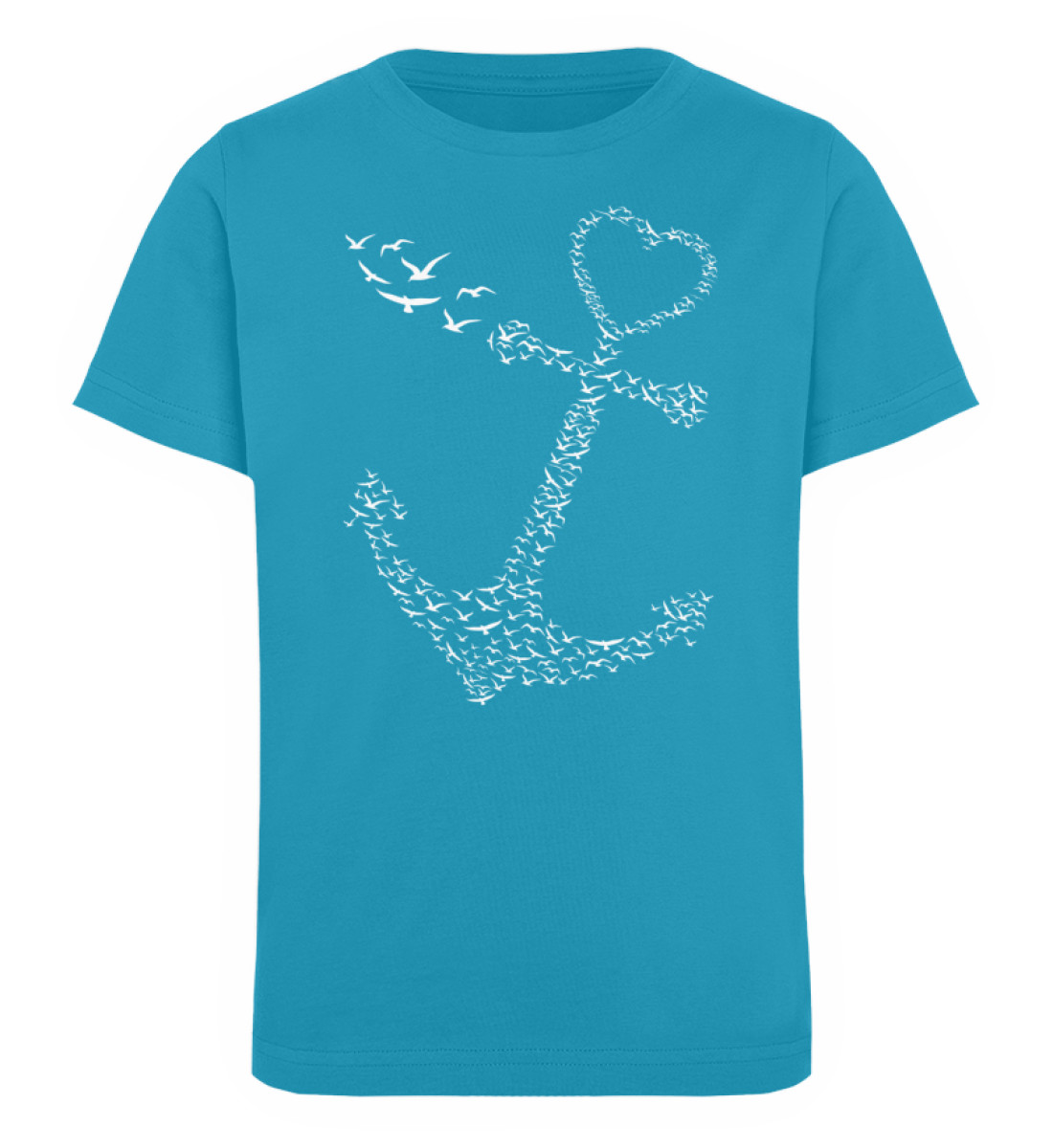 – Bio Küstenleev Premium Anker – Möwen T-Shirt Kinder